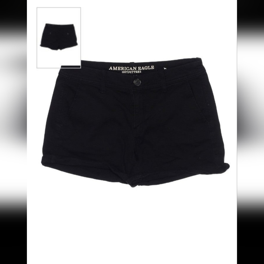 American Eagle Black shorts, Midi Size 6